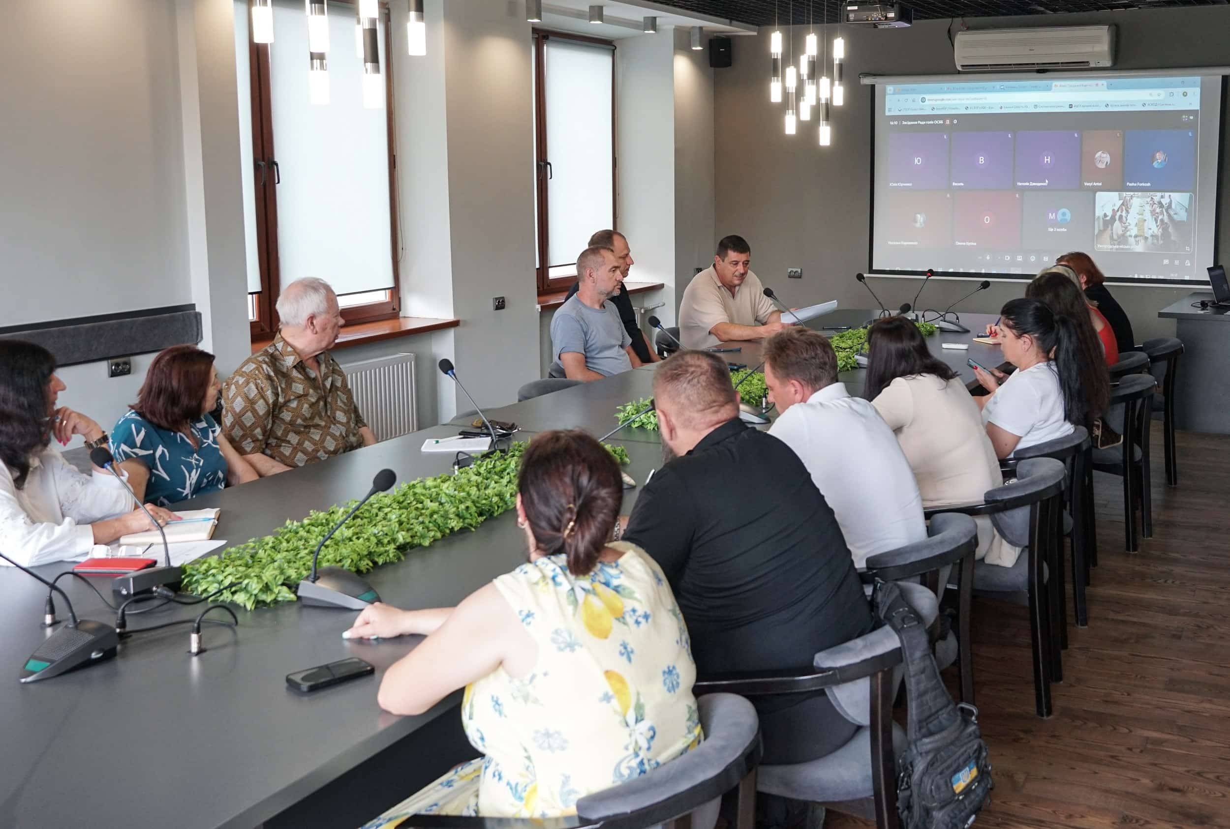 В Ужгороді відбулося засідання Ради голів ОСББ, ЖБК та БК: обговорили економічне обґрунтування тарифів на водопостачання та водовідведення