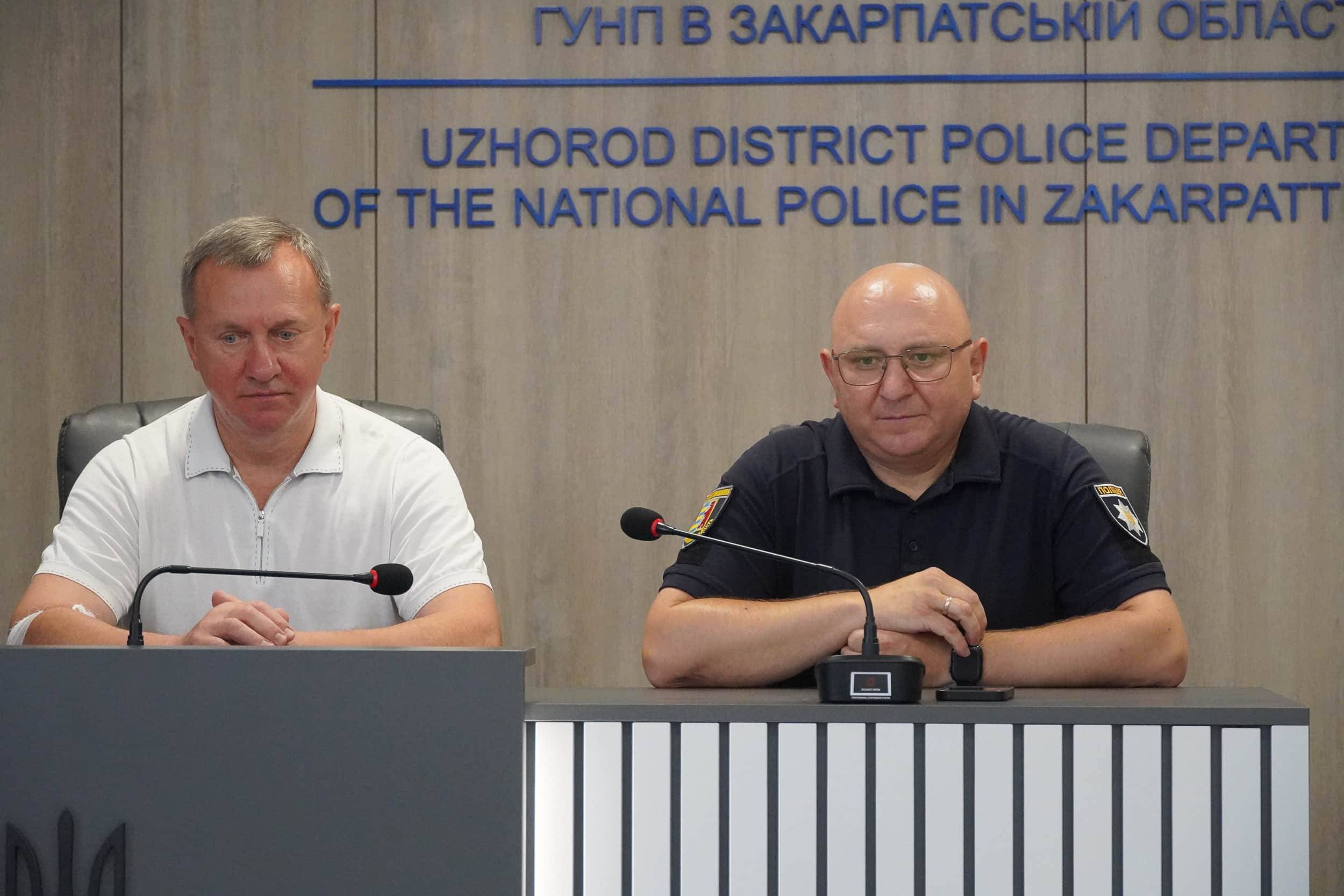В Ужгороді правоохоронців привітали з 11-ю річницею створення Національної поліції України