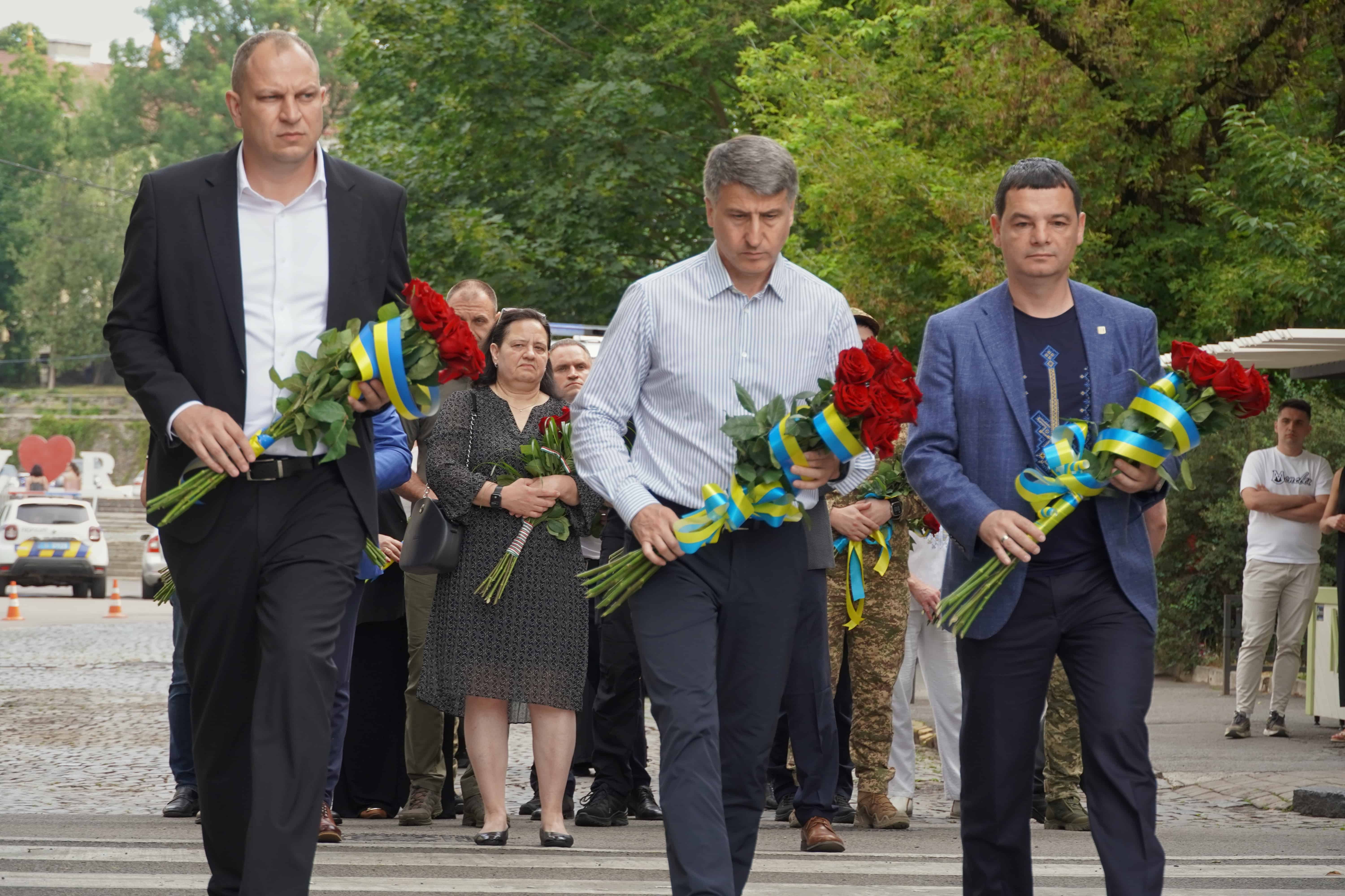 В Ужгороді відбулися урочистості з нагоди Дня Української Державності
