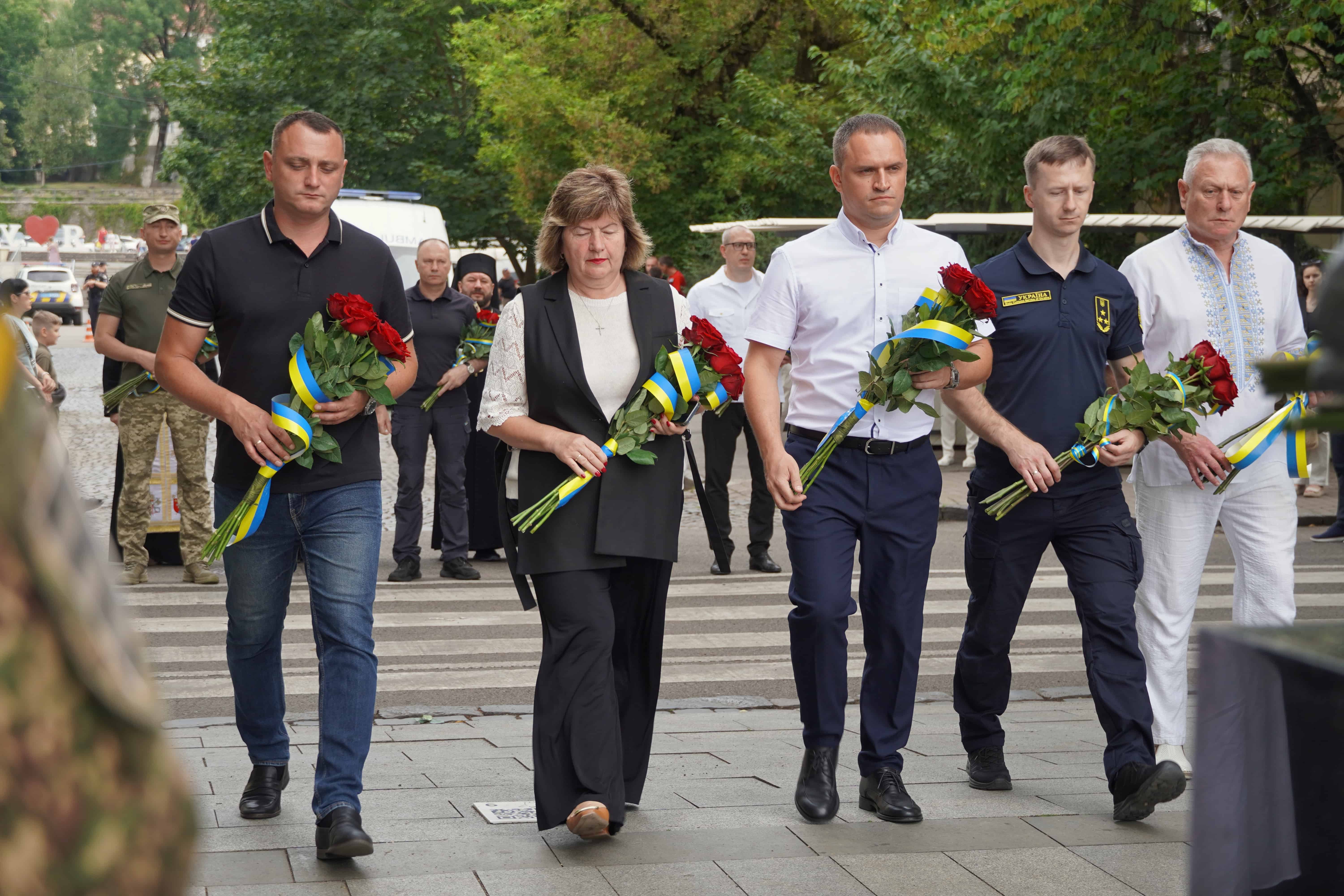 В Ужгороді відбулися урочистості з нагоди Дня Української Державності