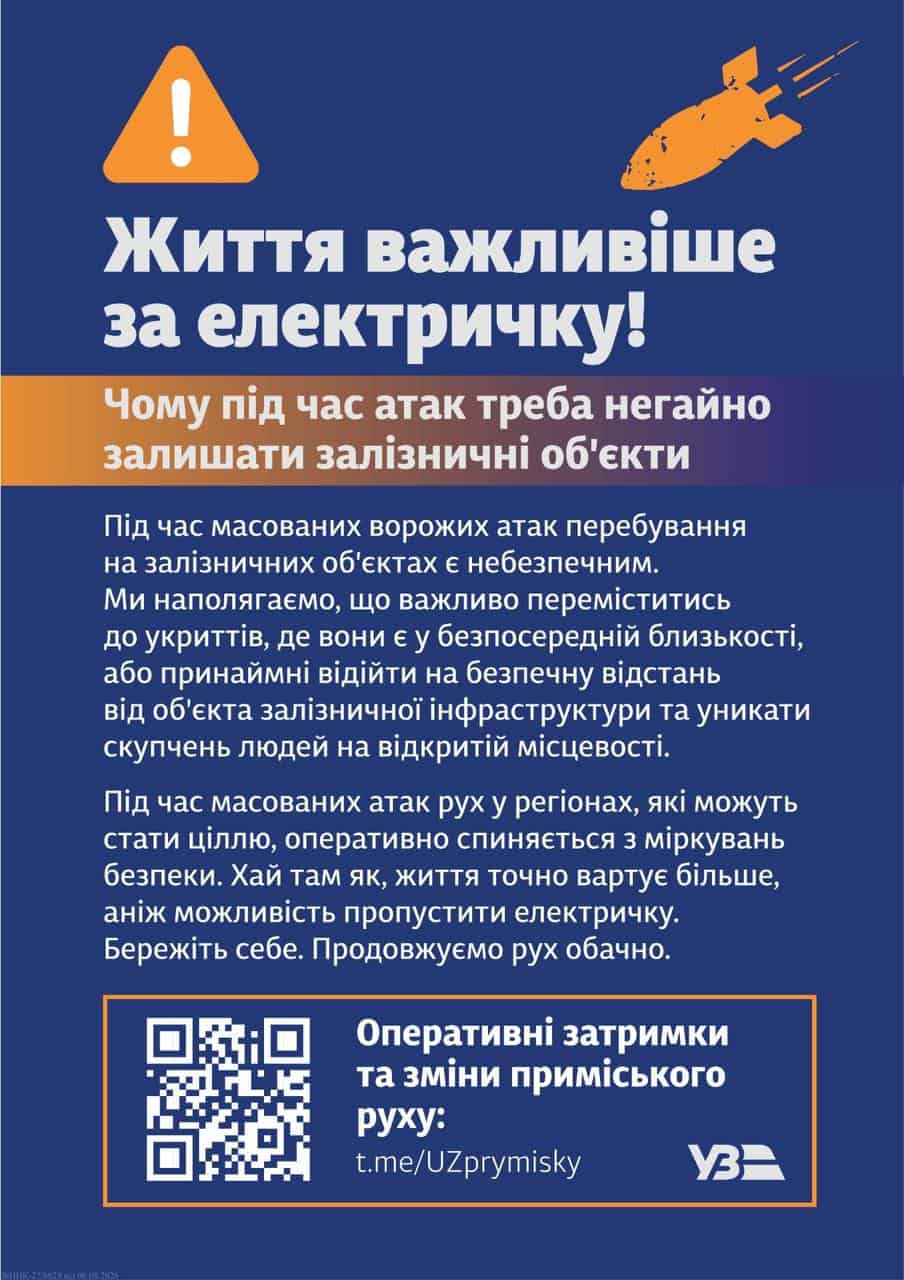 Життя важливіше за електричку!