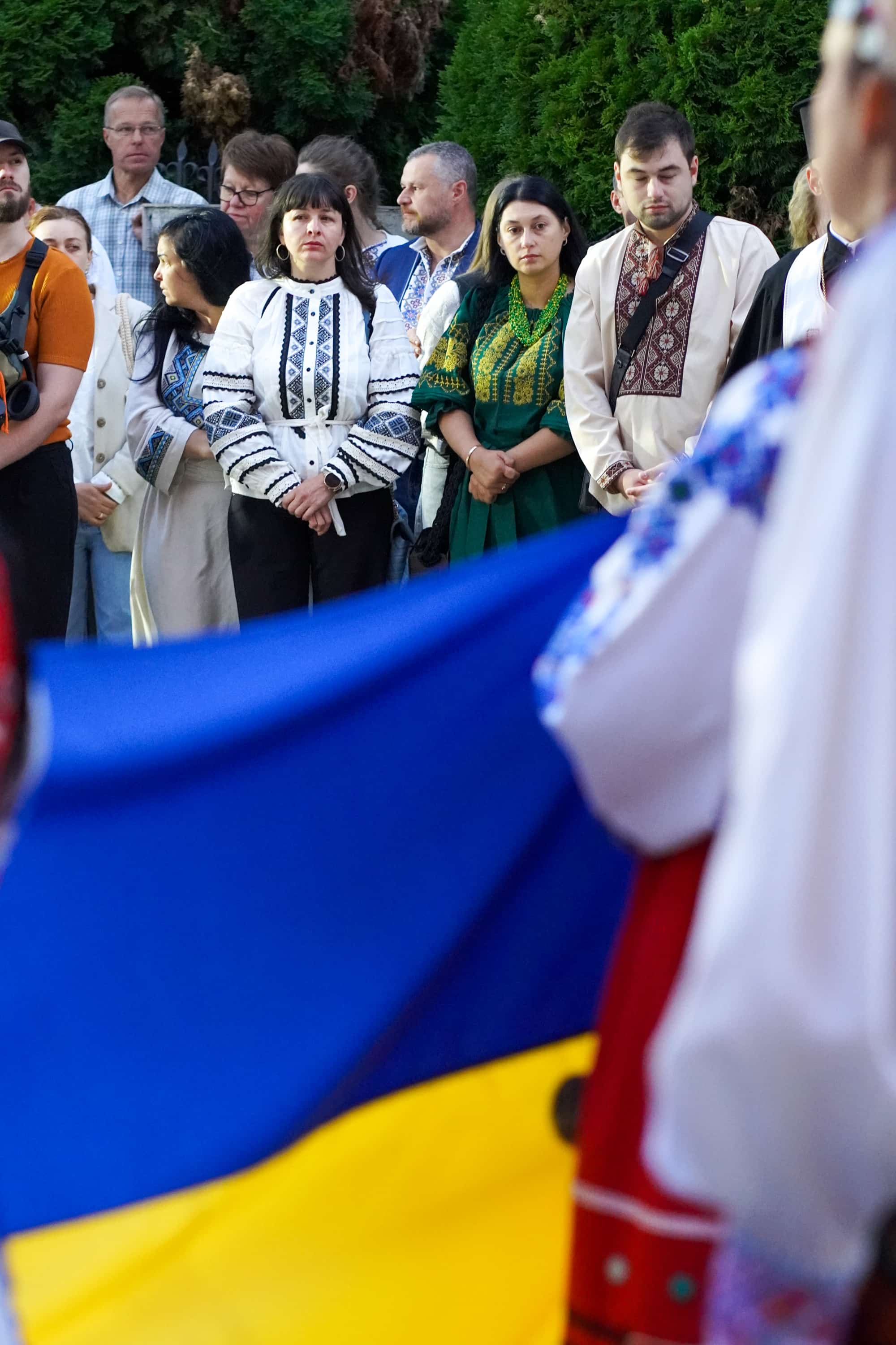 Світанок 35-го Дня Незалежності України в Ужгороді зустріли спільною молитвою