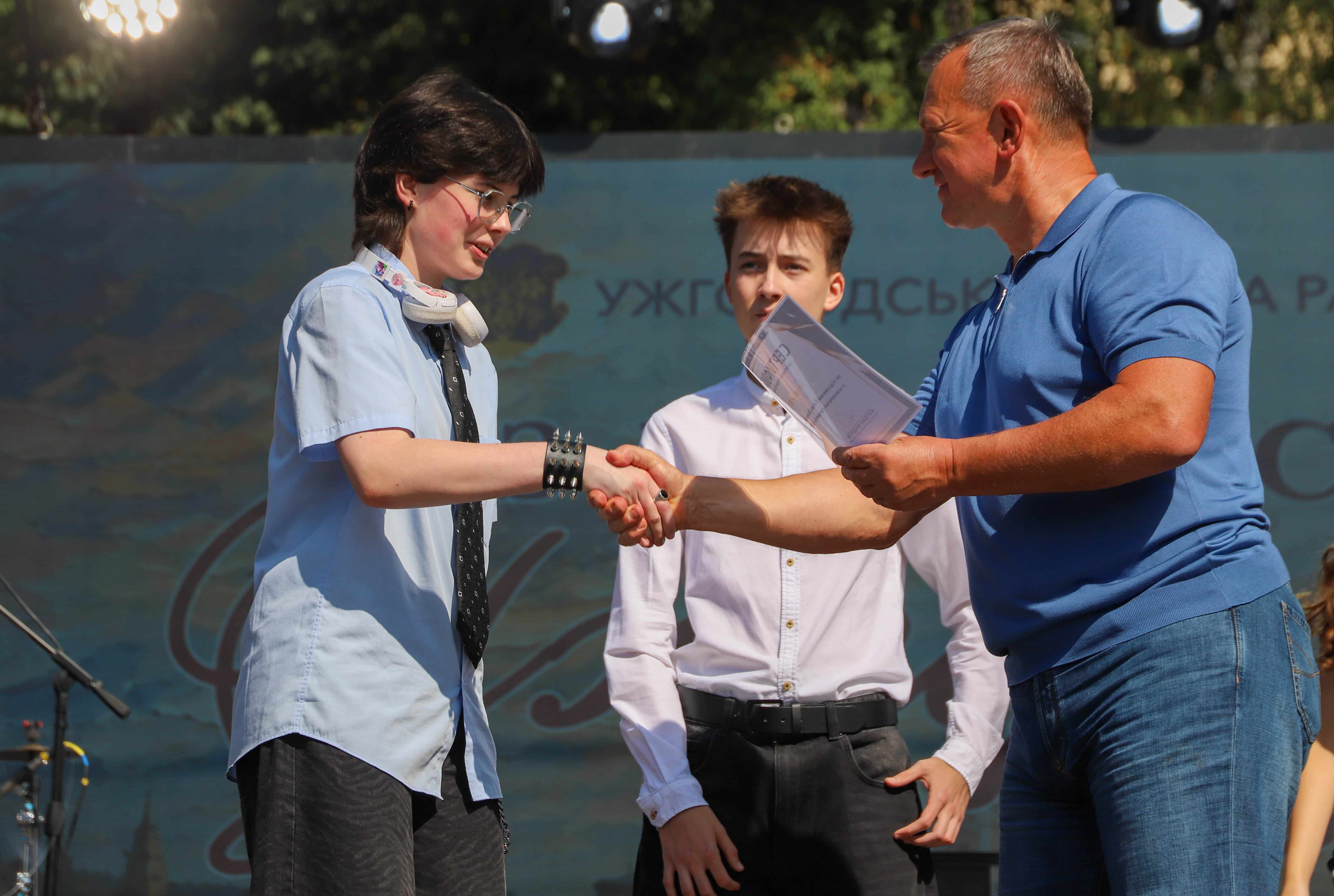 Від МАН до всеукраїнських олімпіад: в Ужгороді нагородили юних переможців