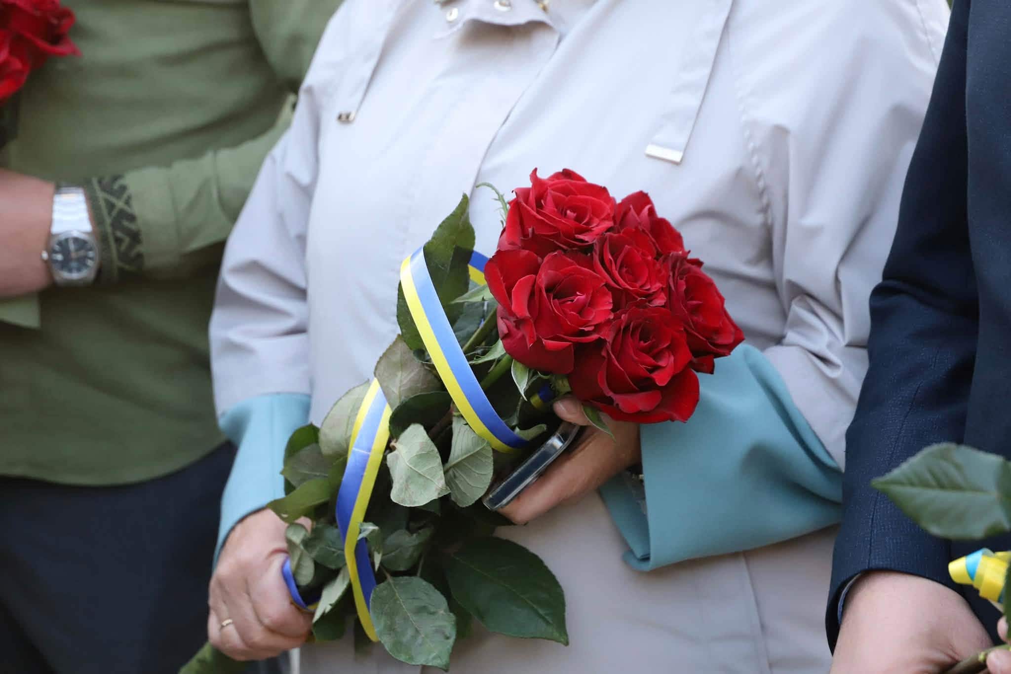 Сьогодні, 1 жовтня, у День захисників та захисниць України, вшанували пам'ять полеглих воїнів на Пагорбі Слави