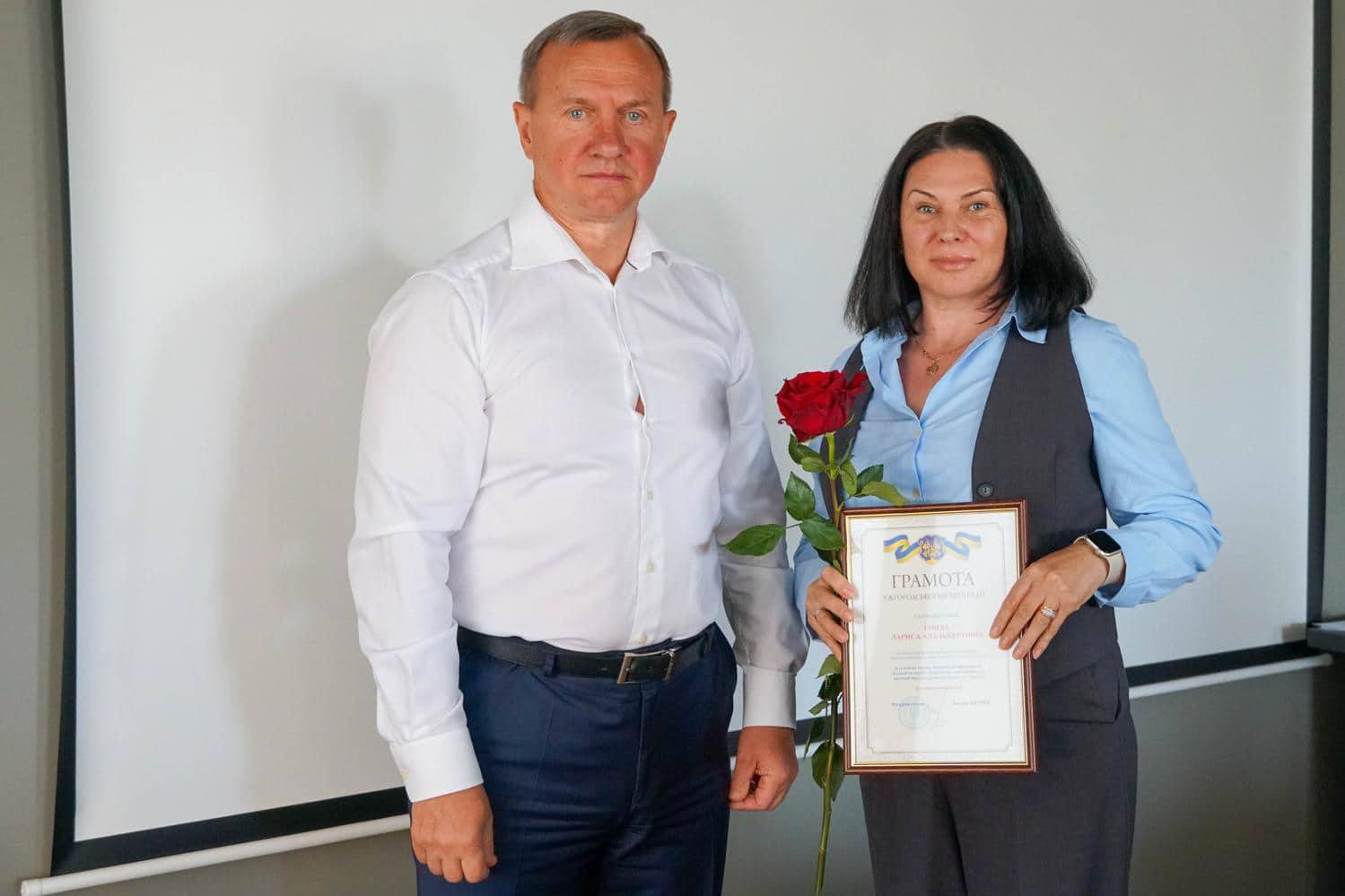 У міськраді привітали педагогів із Днем працівників освіти та Всеукраїнським днем дошкілля