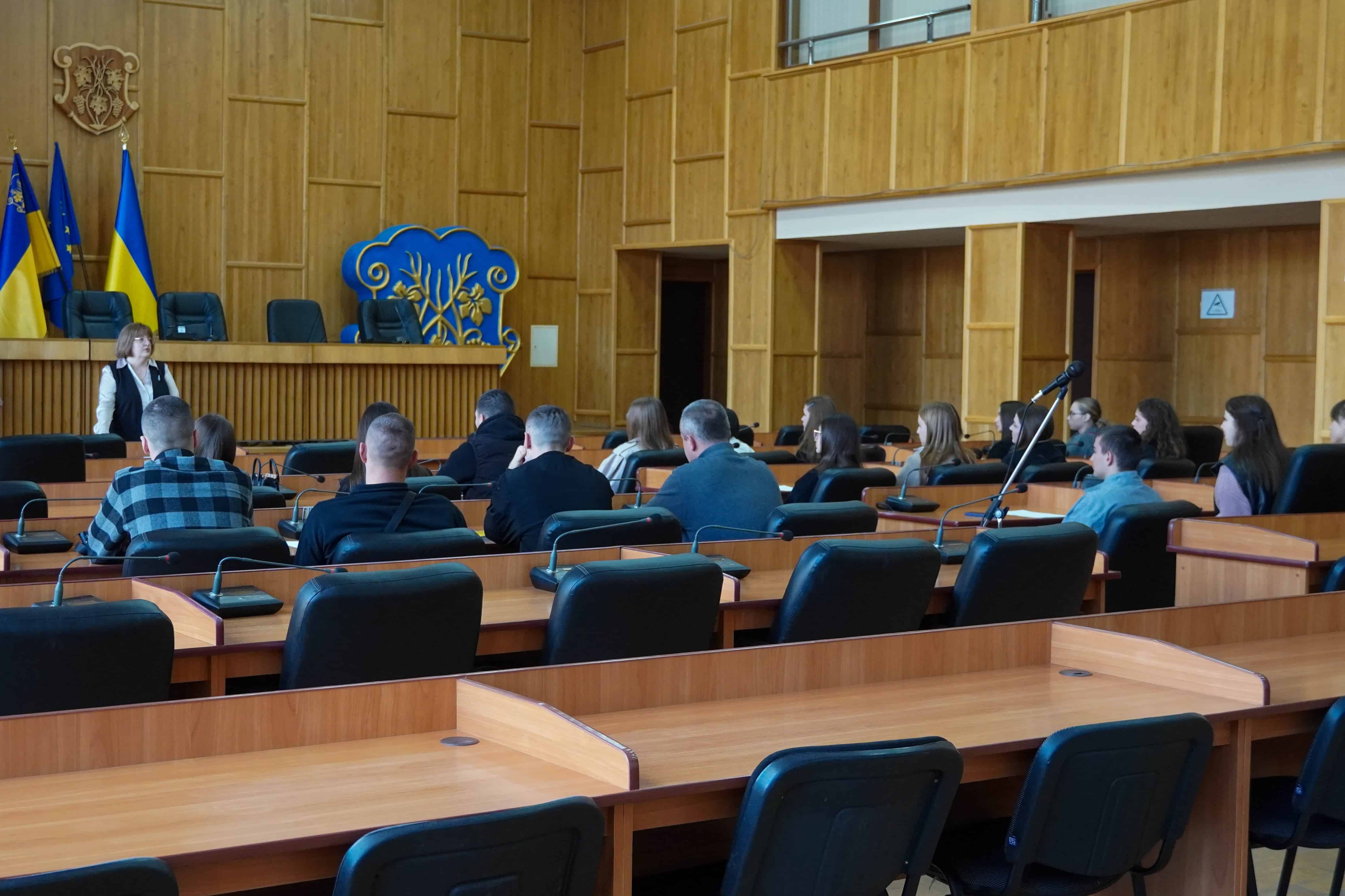 У міській раді відбулася зустріч зі студентами-правниками Ужгородського університету