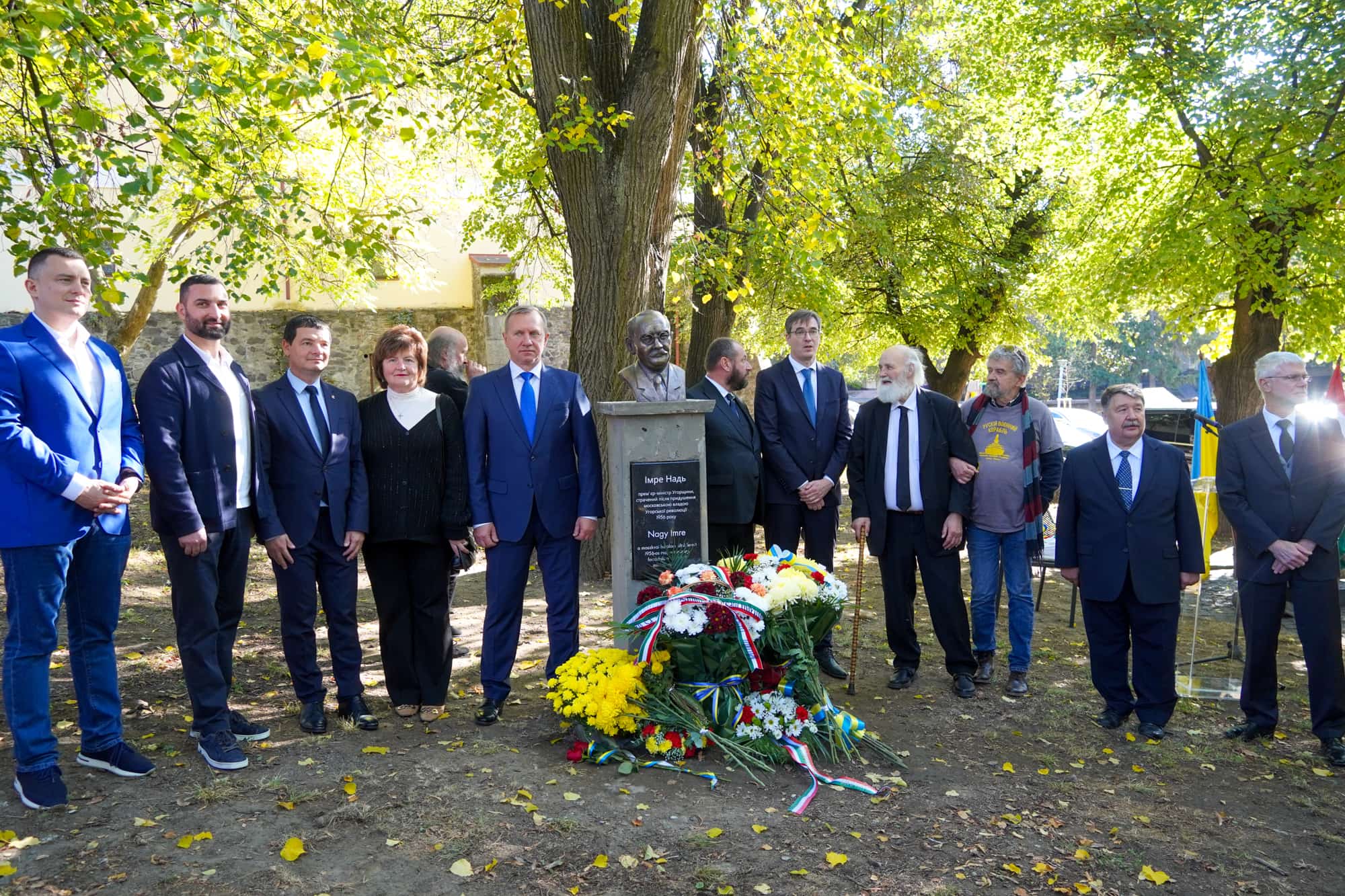 В Ужгороді відкрили пам’ятник Імре Надю – одному з лідерів Угорської революції 1956 року