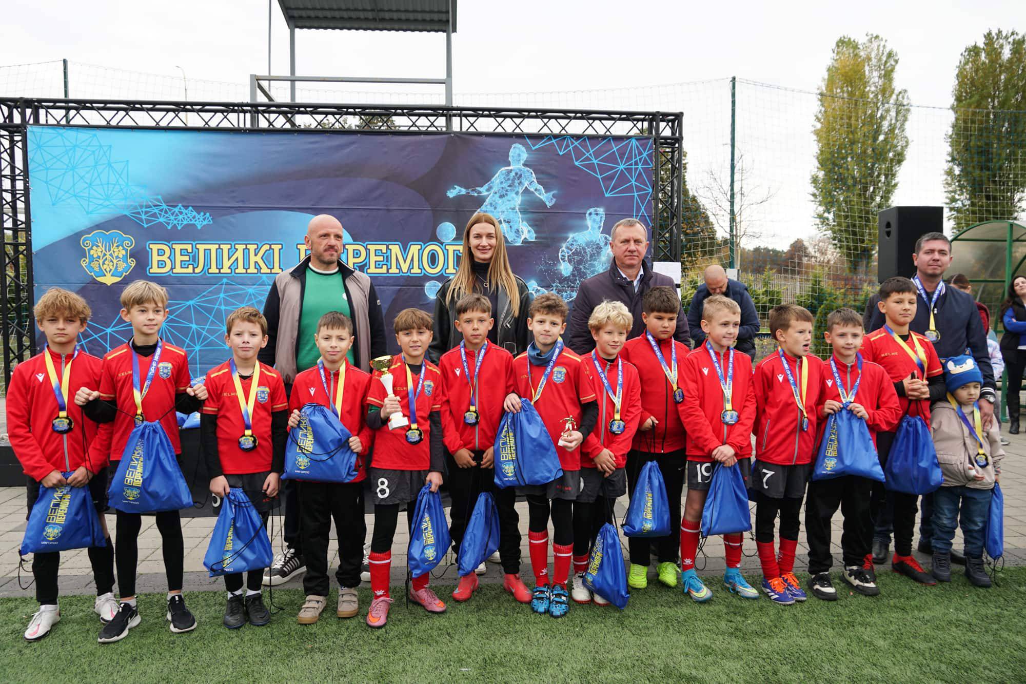 Близько 600 юних футболістів зібрав в Ужгороді турнір «Великі перемоги»