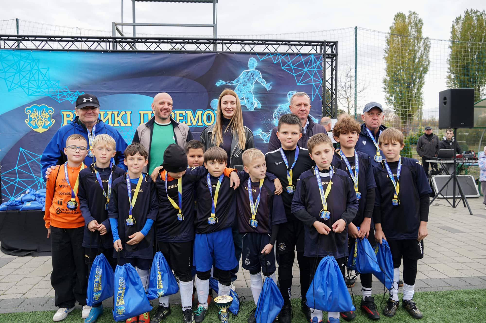 Близько 600 юних футболістів зібрав в Ужгороді турнір «Великі перемоги»