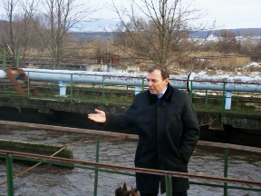 Очисні споруди Ужгорода вивчав під час об’їзду міста Віктор Погорєлов