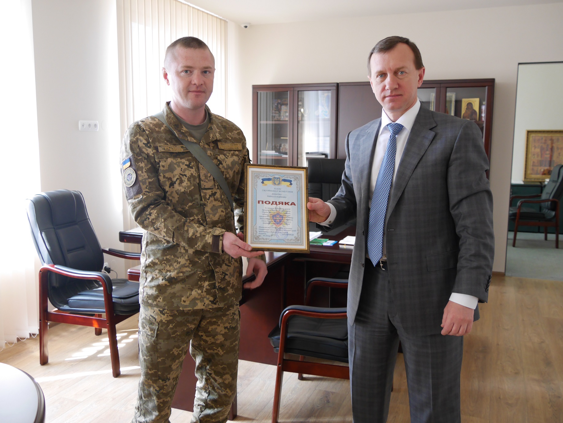 Військові подякували міському голові Ужгорода за оперативну допомогу