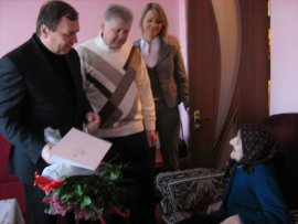 В Ужгороді 100-річний ювіляр