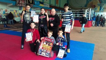 Збірна команда Ужгорода взяла участь у чемпіонаті України з кікбоксингу