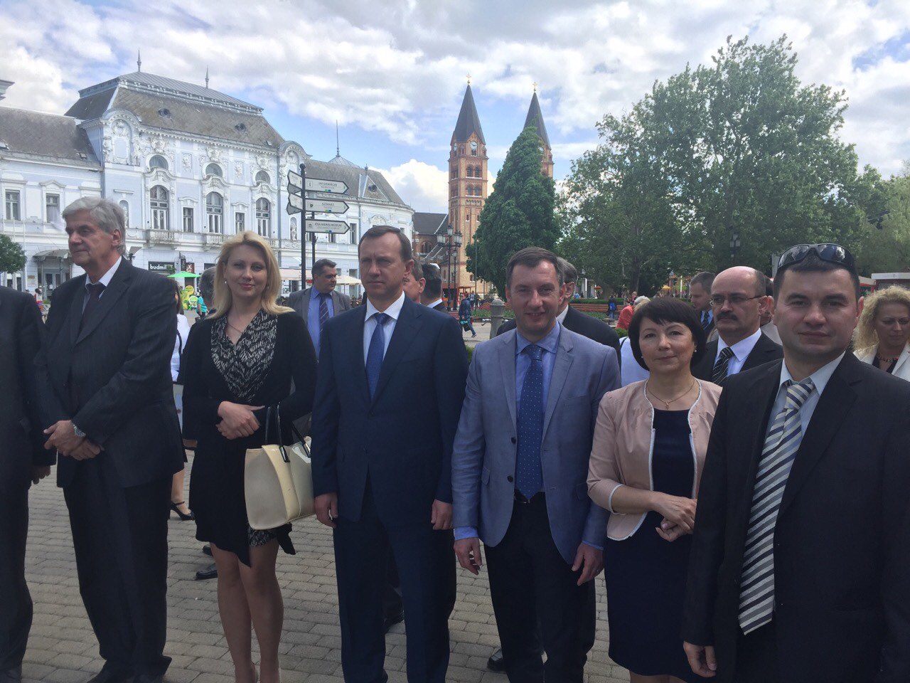 Делегація з Ужгорода вітала місто-побратим Ніредьгазу