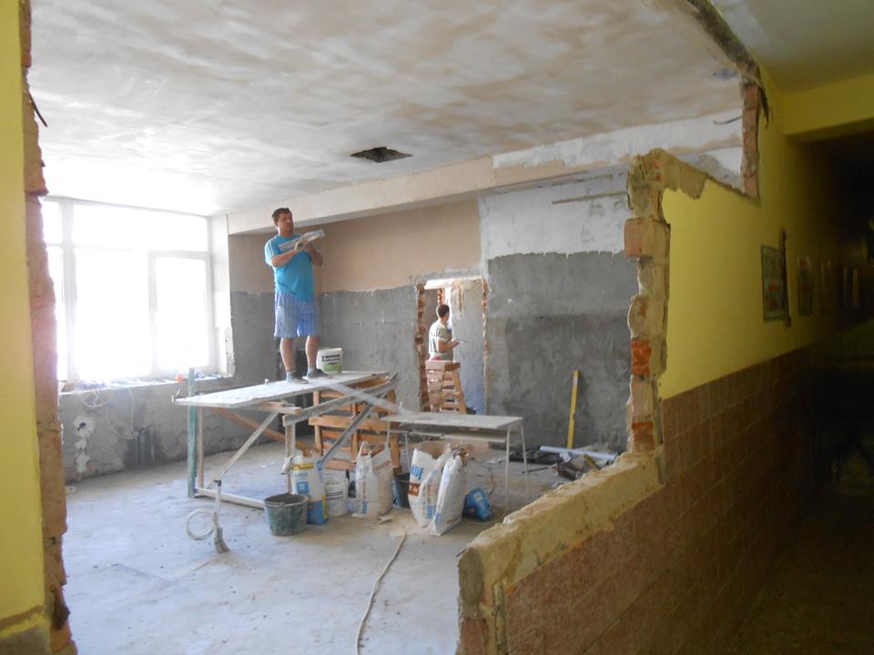 Масштабні капітальні ремонти харчоблоків проводять у дитячих садочках Ужгорода №№20 і 36