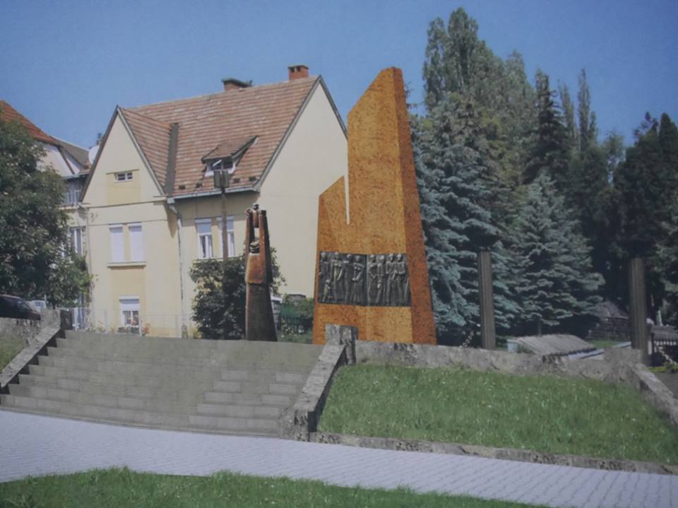 В Ужгороді представили проект монументу Героям АТО, який зведуть на Пагорбі Слави