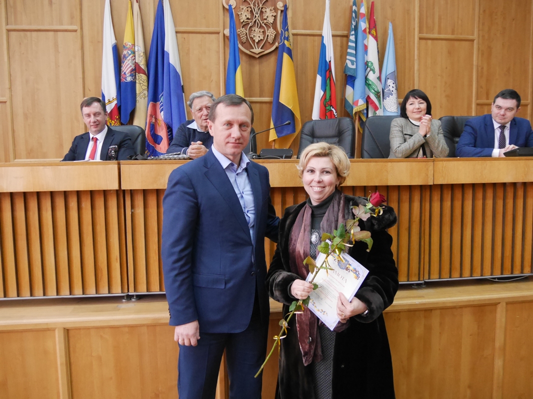 Урочистості до Дня місцевого самоврядування відбулися сьогодні в Ужгородській міській раді