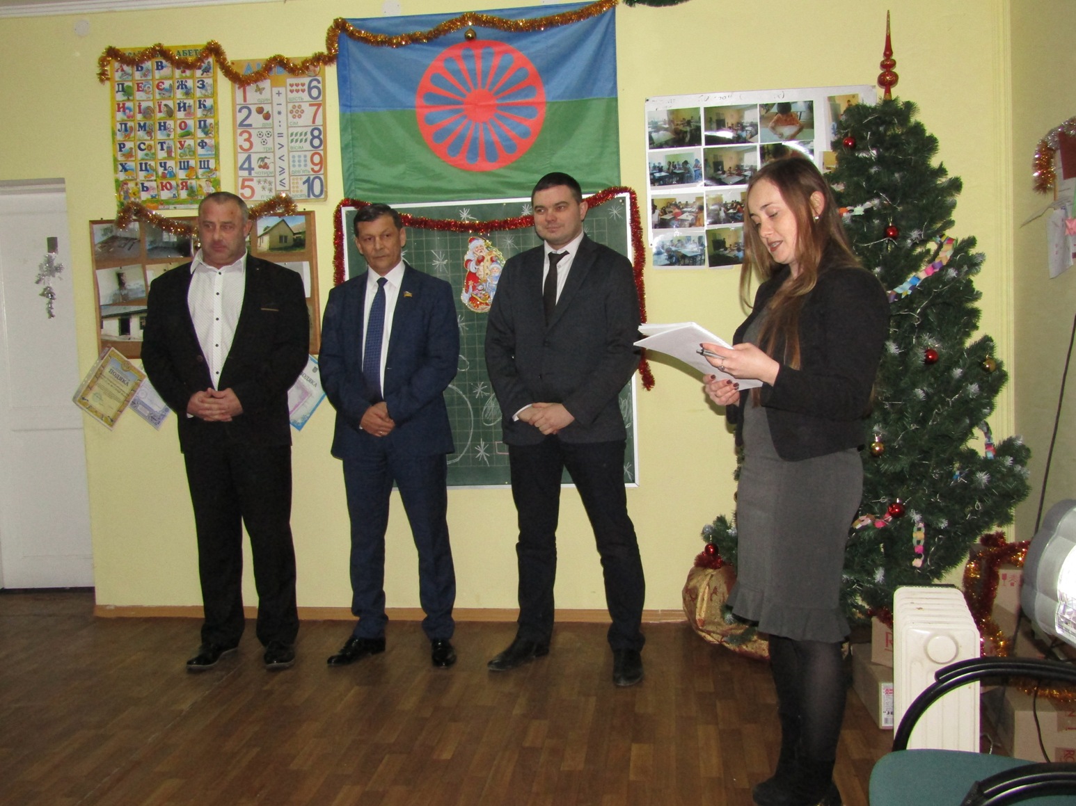 Новорічно-різдвяний захід за участю ромських дітей відбувся у соціальному центрі «Благо»