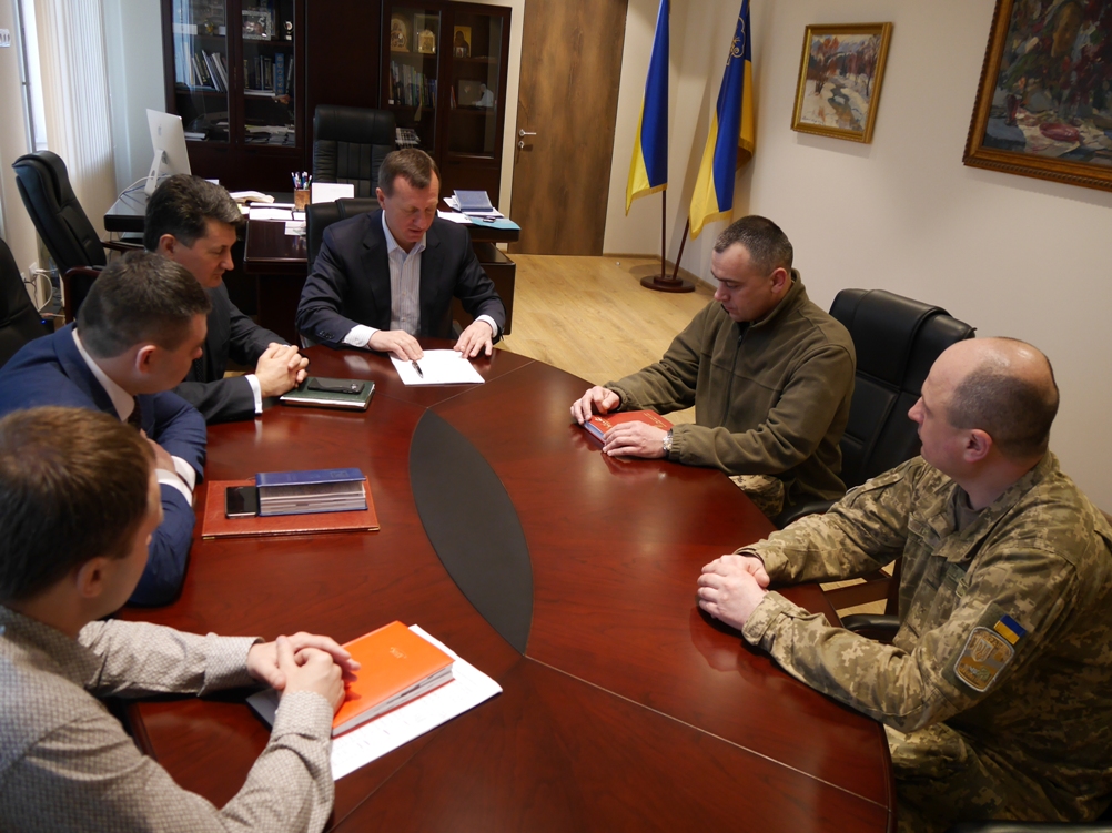 Міський голова Богдан Андріїв зустрівся з новим військовим комісаром Ужгорода