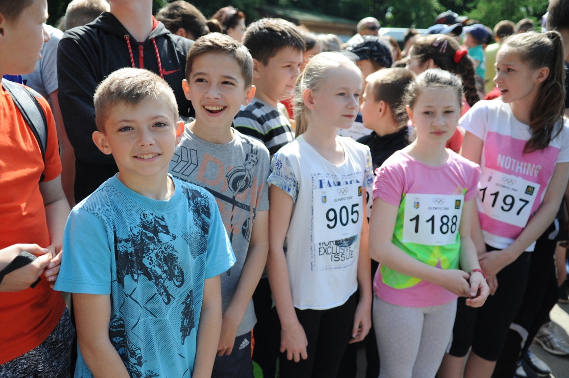 В Ужгороді пройшов традиційний Всеукраїнський Олімпійський день