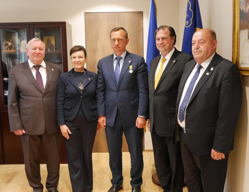 Міський голова Богдан Андріїв зустрівся із нащадками королівської династії Габсбургів