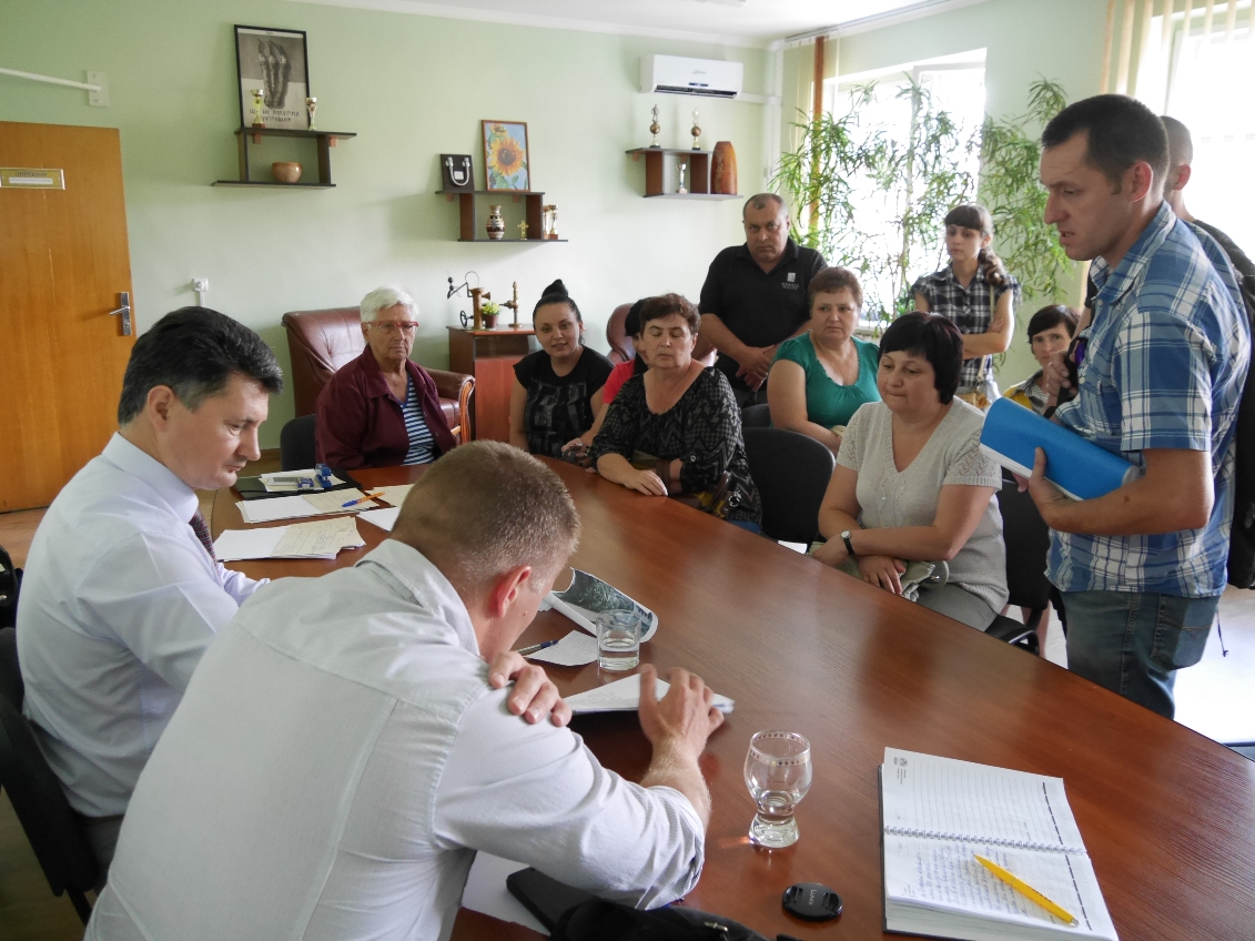 Виїзний прийом громадян сьогодні пройшов у міському водоканалі