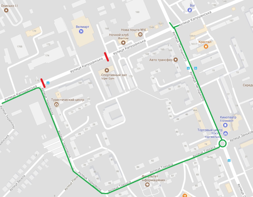 До уваги водіїв! 22 липня в Ужгороді перекриють автомобільний рух вулицею Перемоги