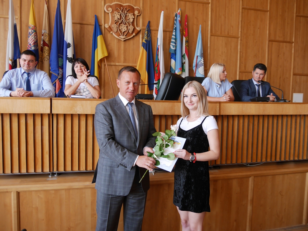 В Ужгородській міській раді відбулося урочисте зібрання з нагоди Дня Прапора та 26-ї річниці Незалежності України