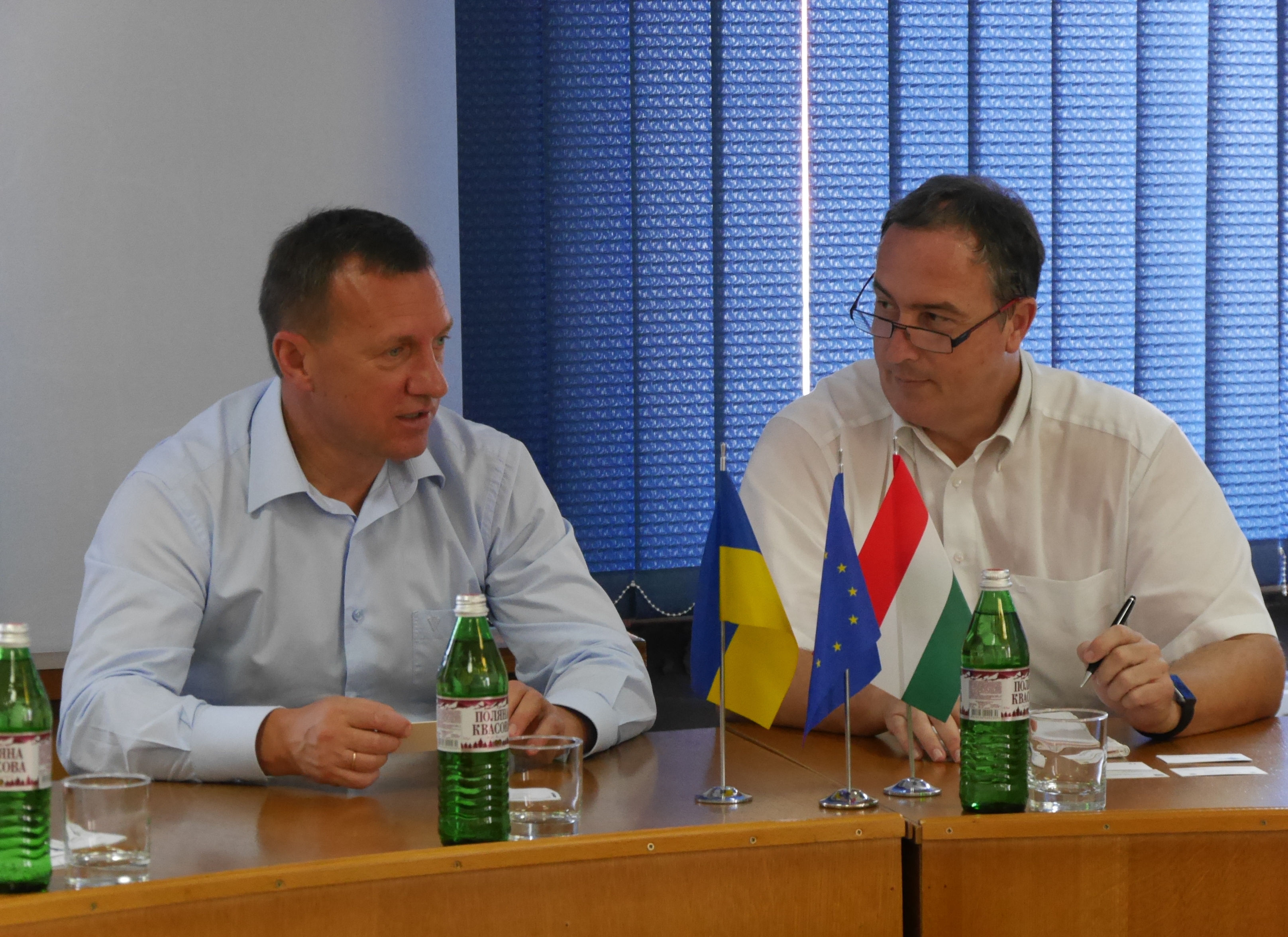 В Ужгородській міській раді відбулася зустріч із представниками угорської компанії, яка спеціалізується у сфері водопостачання й водовідведення