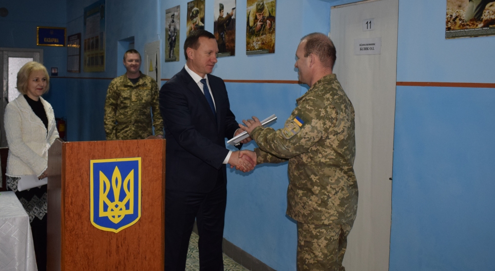 Сьогодні із Днем Збройних сил України  вітали військовослужбовців Ужгородського зонального відділу Військової служби правопорядку