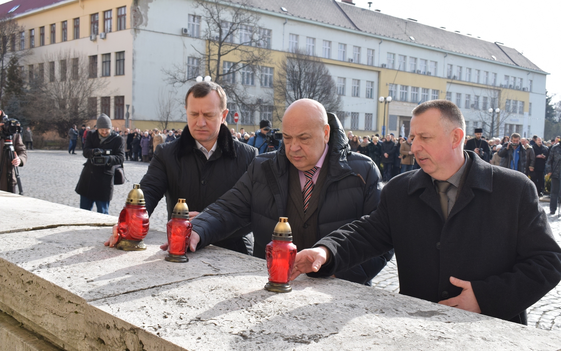 В Ужгороді вшанували пам’ять про Героїв Небесної Сотні й учасників Революції Гідності