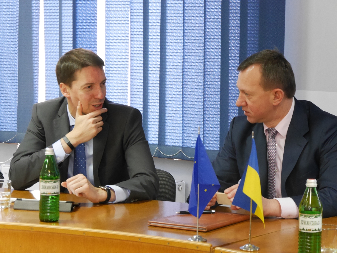 Керівництво міської ради Ужгорода зустрілося з працівником Представництва Європейського Союзу в Україні
