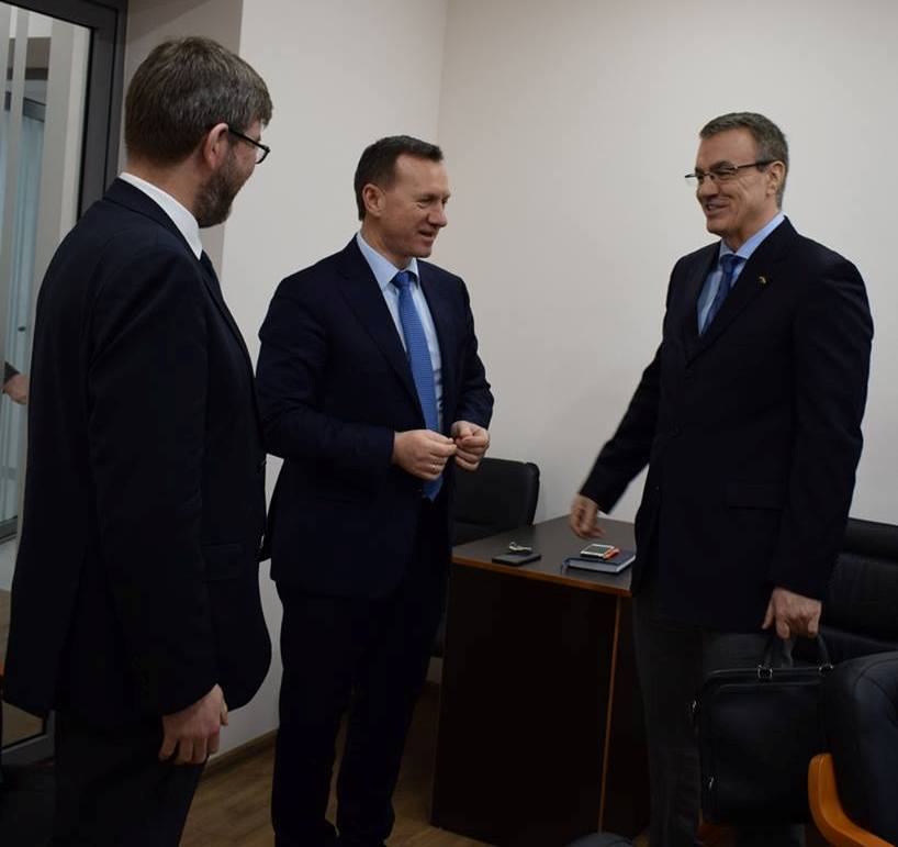 Міський голова Богдан Андріїв зустрівся з Надзвичайним і Повноважним Послом Литовської Республіки в Україні Марюсом Януконісом