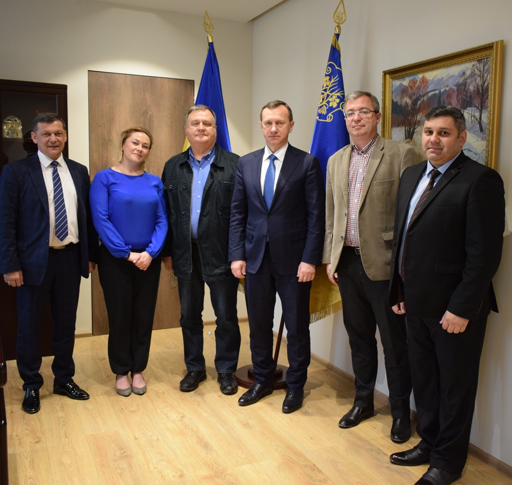 Ужгородський міський голова Богдан Андріїв зустрівся сьогодні із новим виконавчим директором Міжнародного фонду «Відродження» Олександром Сушком