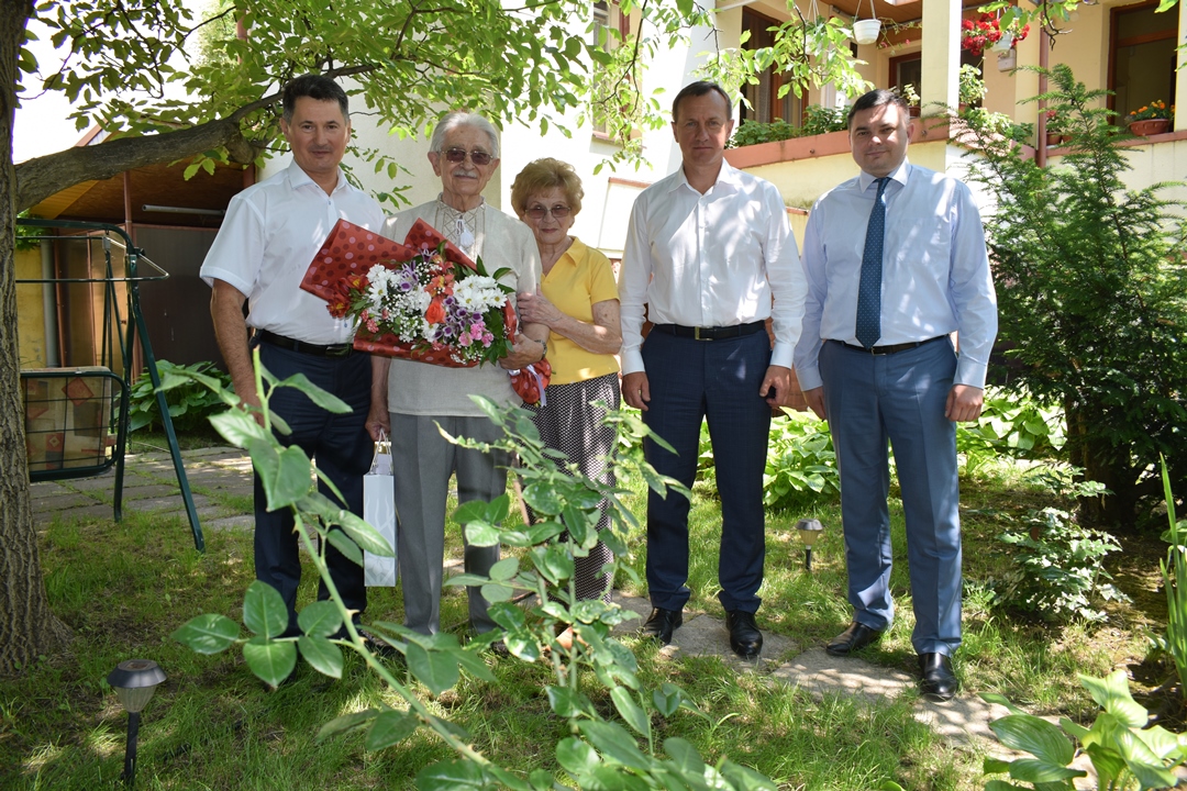 Почесного громадянина Ужгорода Івана Коршинського вітали сьогодні з 90-літтям