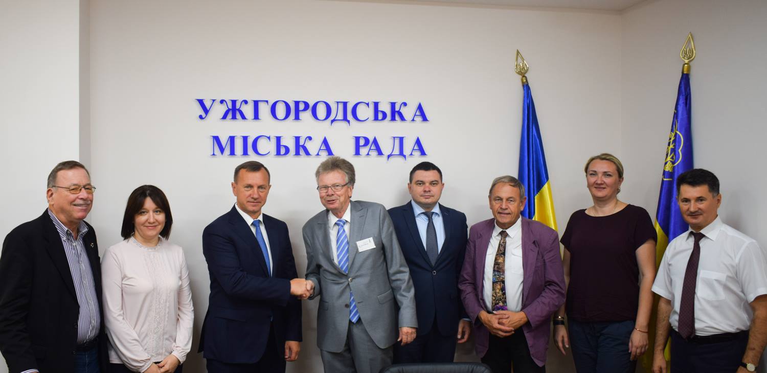 Ужгородський міський голова Богдан Андріїв зустрівся з представниками делегації  міста-побратима Ужгорода – німецького Дармштадта