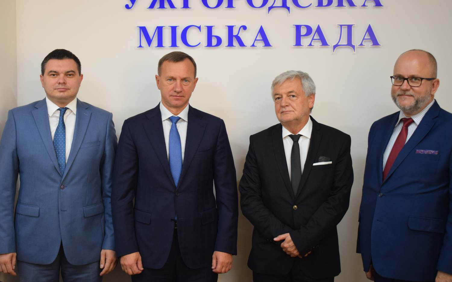 Ужгородський міський голова Богдан Андріїв зустрівся з провідними польськими дипломатами, які працюють в Україні